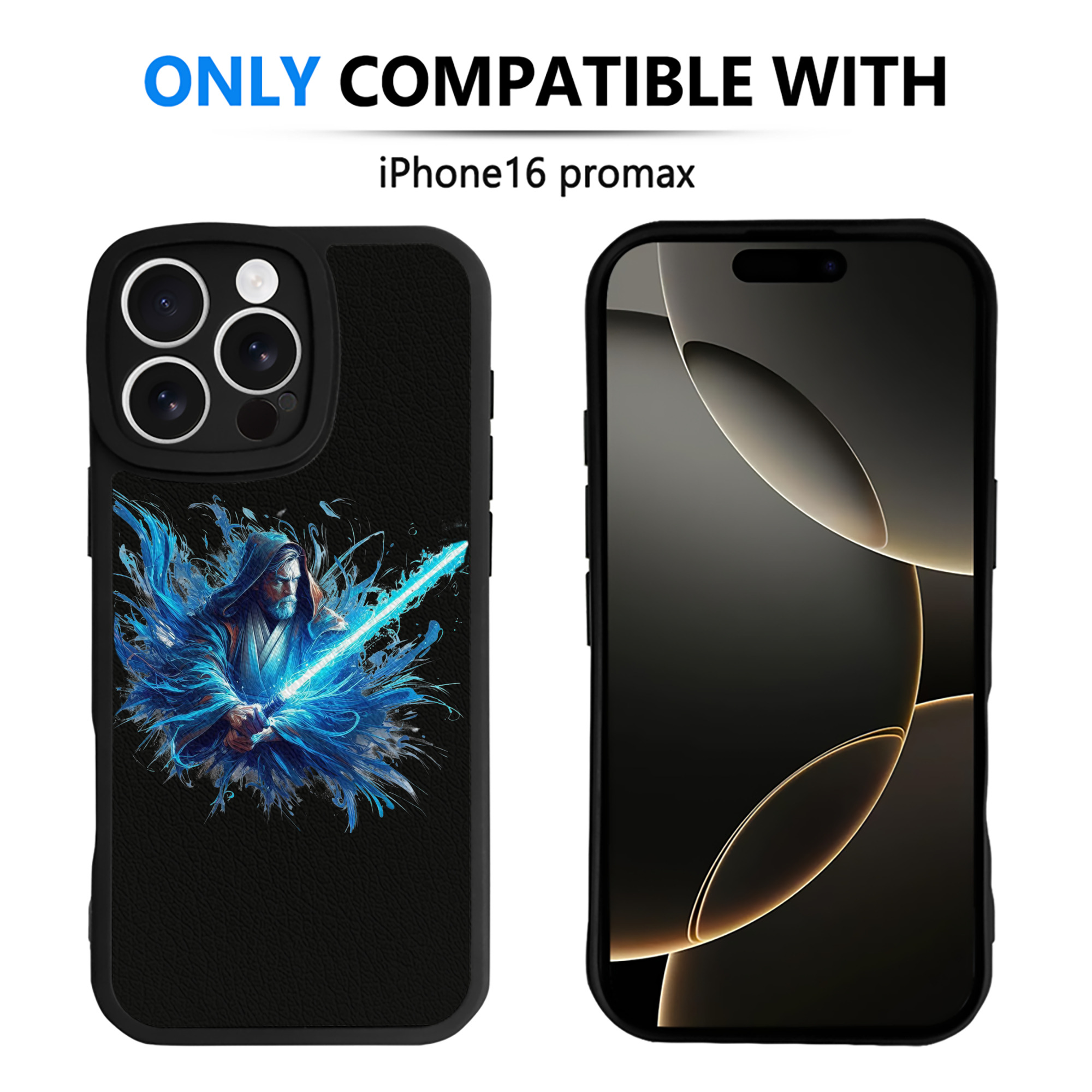 （画像用） スター・ウォーズ Star Wars 【iPhone 16シリーズ対応】シリコンスマホケース（レザー調） 材質：シリコン